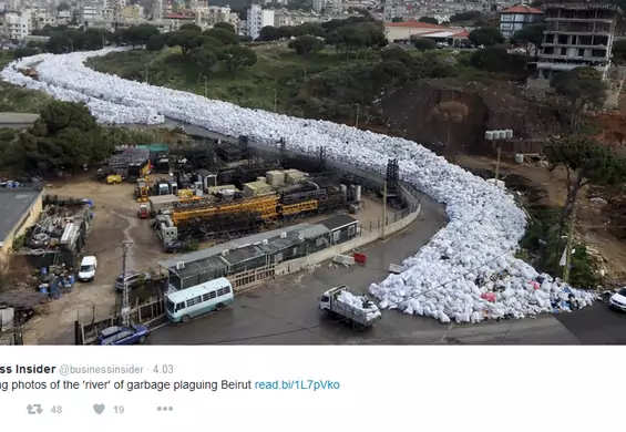 Bejrut dosłownie tonie w śmieciach! Jak mieszkańcy to wytrzymują?