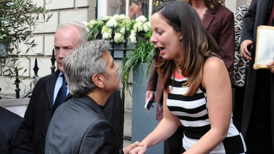 George Clooney na randce z dziewczyną w Edynburgu