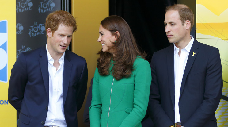 Katalin és Harry egymás közelében megfeledkezik a világról - még Vilmos hercegről is / Fotó: Europress-Gettyimages