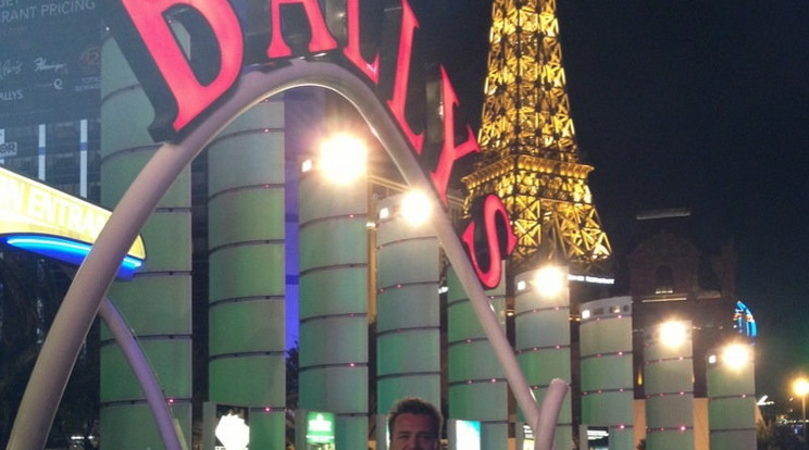 Mészáros Árpád Zsolt Las Vegasban nyaral