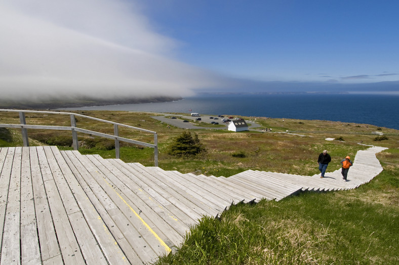 Mgła na przylądku Cape Spear, przez Portugalczyków nazywanym dawniej Przylądkiem Nadziei