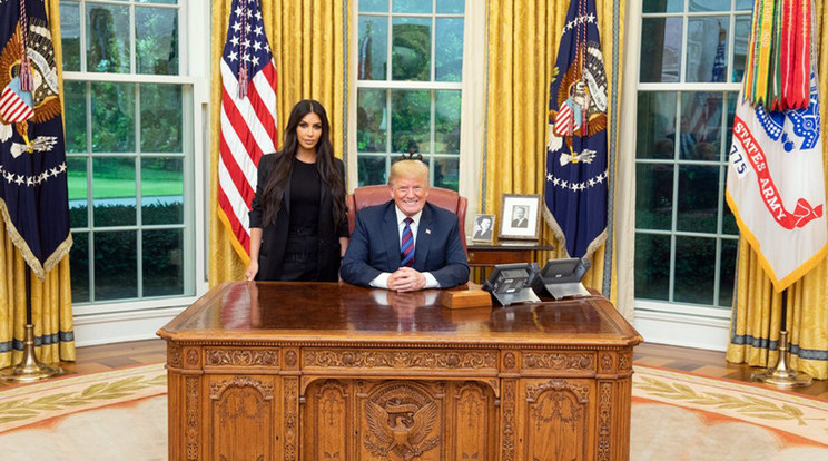 Kim Kardashian és Donald Trump /Fotó: PROFIMEDIA-REDDOT
