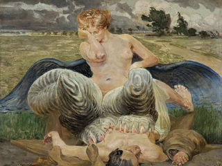 Jacek Malczewski, „Artysta i chimera”, 1906