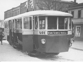 Poznań. Otwarcie linii trolejbusowej. Rok 1930. fot. IKC, zbiory NAC