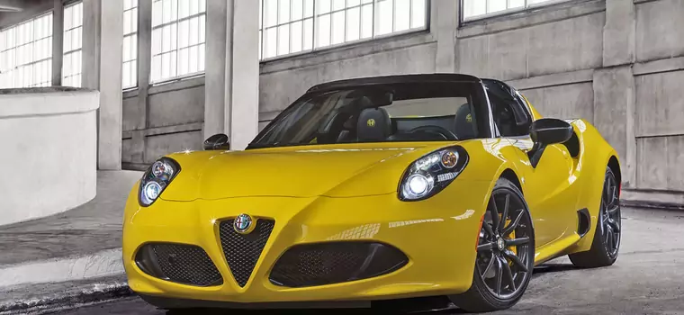 Alfa Romeo 4C Spider – premiera w Detroit