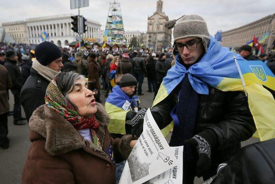 UKRAINA MAJDAN protesty