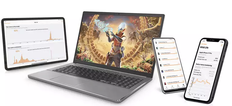 3DMark Wild Fire pozwala porównać wydajność urządzeń z Windows, Androidem i iOS