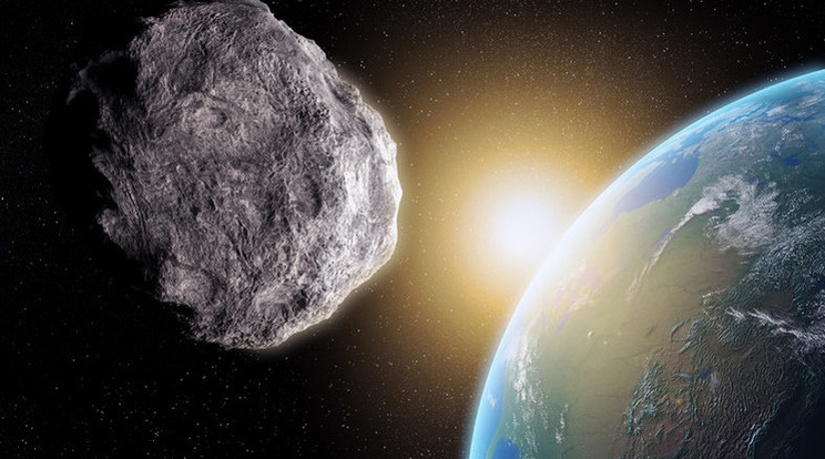 Az aszteroida biztonságos távolságban halad el mellettünk /Illusztráció: Shutterstock
