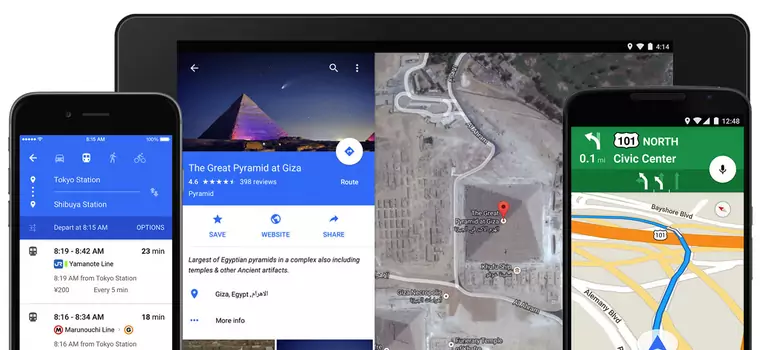 Mapy Google na iOS dostają funkcję dostępną do tej pory tylko na Androidzie