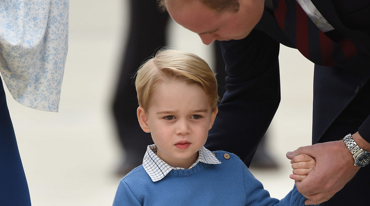 György herceget nem kísérte el Katalin hercegné az iskolába
