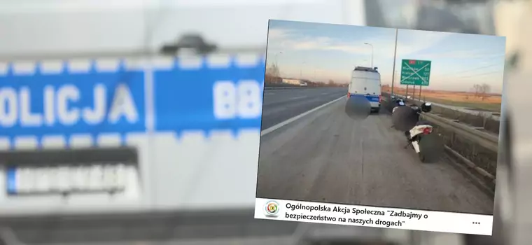 Obywatele Turkmenistanu wjechali nimi na autostradę A4. Policjanci musieli interweniować