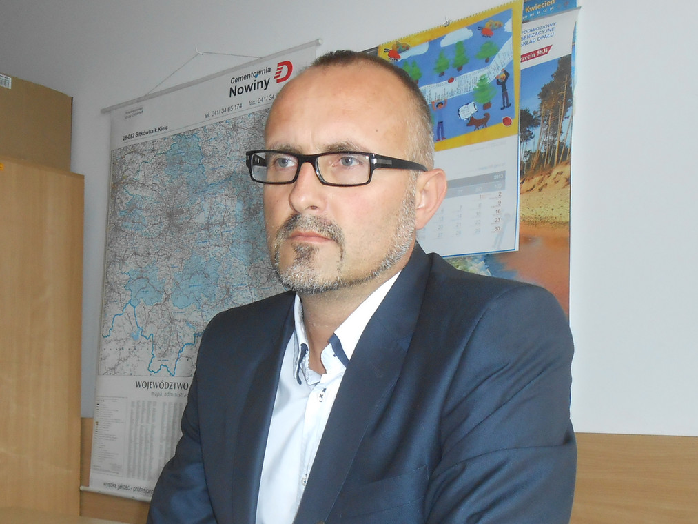 Grzegorz Jeziorek kierownik działu obsługi bezpośredniej w Urzędzie Skarbowym w Brzesku
