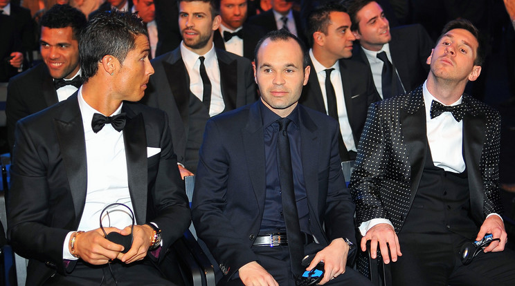 Ronaldo (balra) és Messi (jobbra) 2008 óta uralja a nemzetközi focit /Fotó: Northfoto