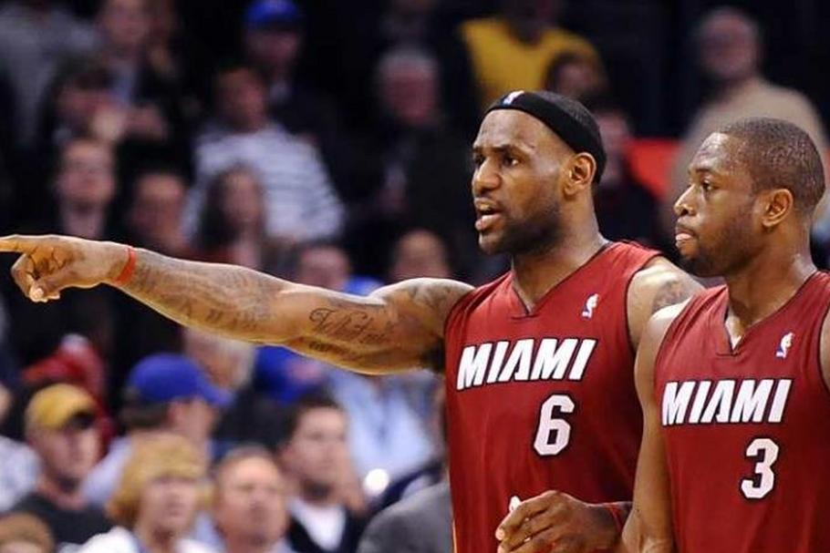 LeBron James i Dwyane Wade, Miami Heat