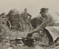 Fotografie ukazujące wojenną codzienność