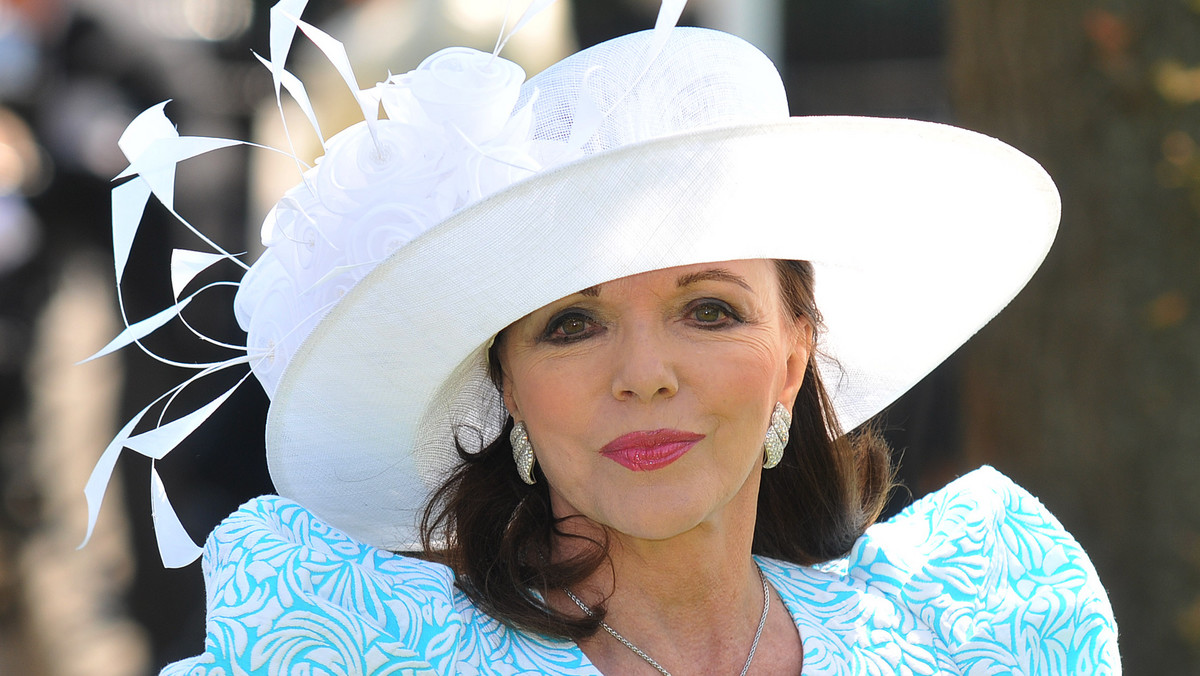 Joan Collins na wyścigach Royal Ascot