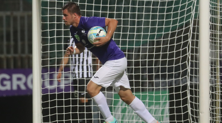 Sankovic szerezte az Újpest második gólját /Fotó: Weber Zsolt