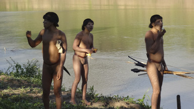 Plemię Indian, które nie miało wcześniej kontaktu z innymi ludźmi i światem zewnętrznym, wyłoniło się z brazylijskiej dżungli