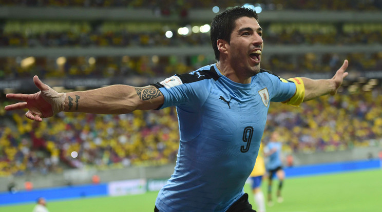 Luis Suarez góllal tért vissza a válogatottba /Fotó: AFP