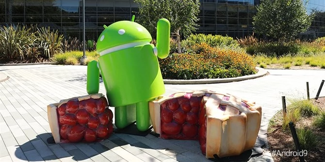 Statuetka systemu Android 9 Pie