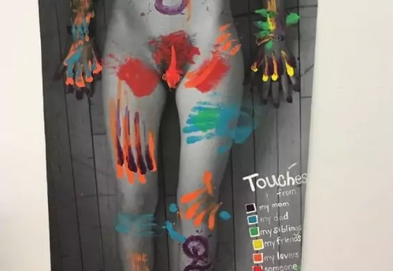 Studentka stworzyła "mapę dotyku". Efekt daje do myślenia