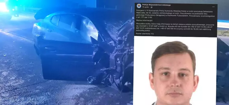 Policja prosi o pomoc w odnalezieniu kierowcy BMW. Prokuratura wydała list gończy