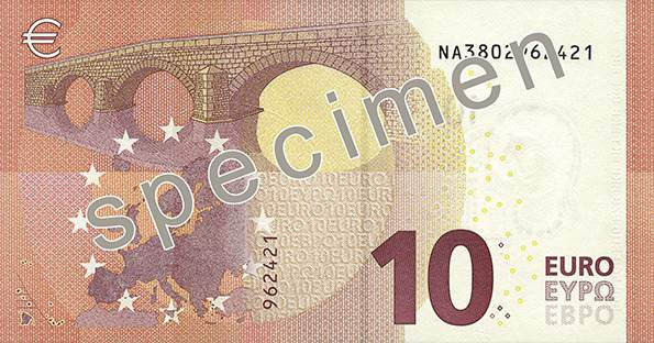 Nowy banknot 10 euro