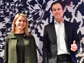 Helena Helmersson, nowa CEO H&M i Karla-Johan Persson, ustępujący CEO H&M