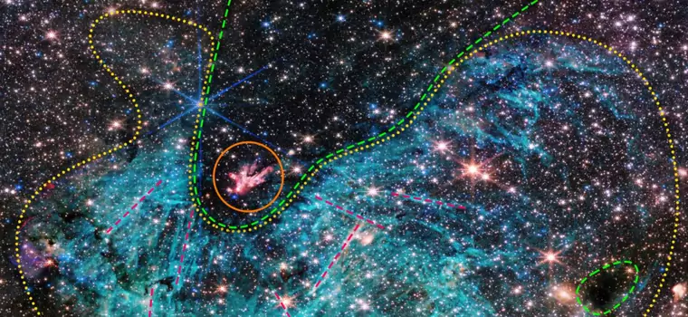 Teleskop Webba odkrył "żłobek Drogi Mlecznej". Naukowcy nie mieli o nim pojęcia