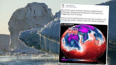 Ekstremalne ciepło na Grenlandii. Kraina lodu cieplejsza od Polski i Egiptu