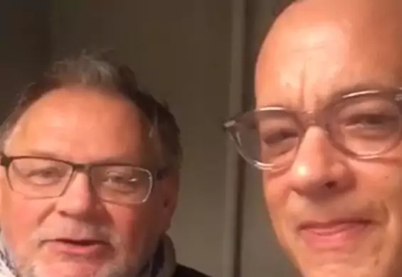 Tom Hanks śpiewa "Sto lat" Polce. "Ja chyba śnię i nie chcę się obudzić"