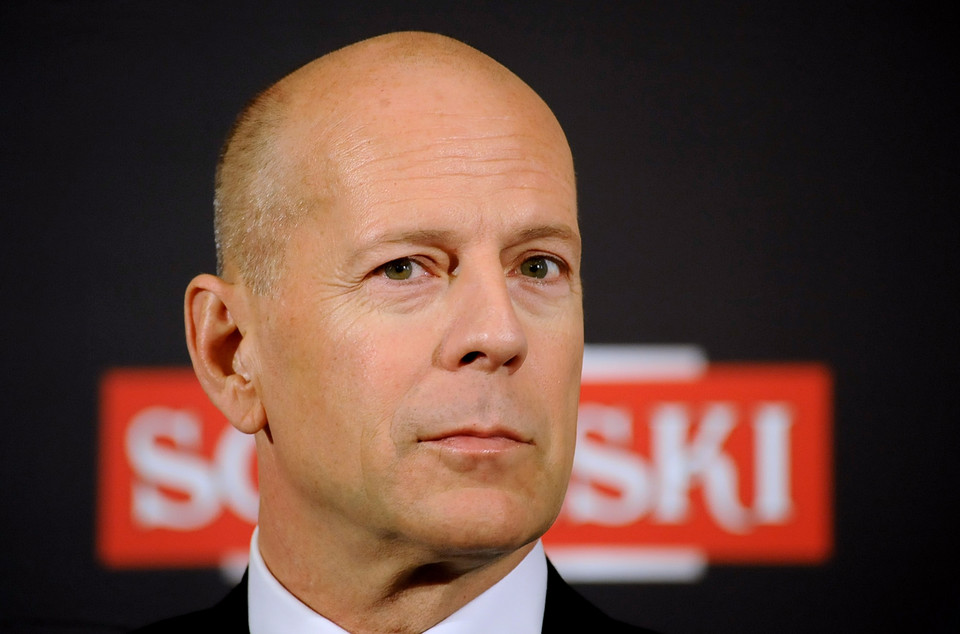 Bruce Willis promuje wódkę Sobieski w Madrycie