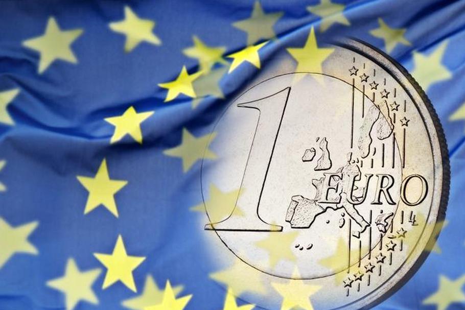 euro moneta flaga UE