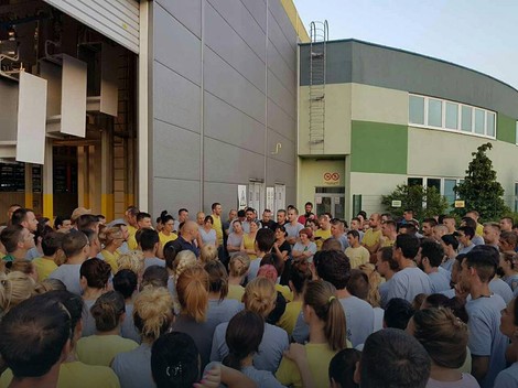 Radnici su obustavili rad u fabrici "Gorenje" 