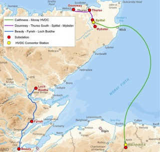 MAPKA planowanego połączenia w Szkocji źródło: materiały prasowe