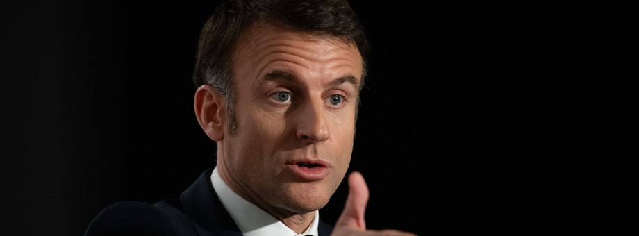 Prezydent Francji Emmanuel Macron