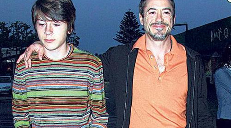 Robert Downey Jr.  kiáll drogos fiáért