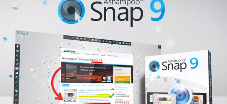 Ashampoo Snap 9 - rozbudowany program do zrzutów ekranowych w nowej odsłonie!