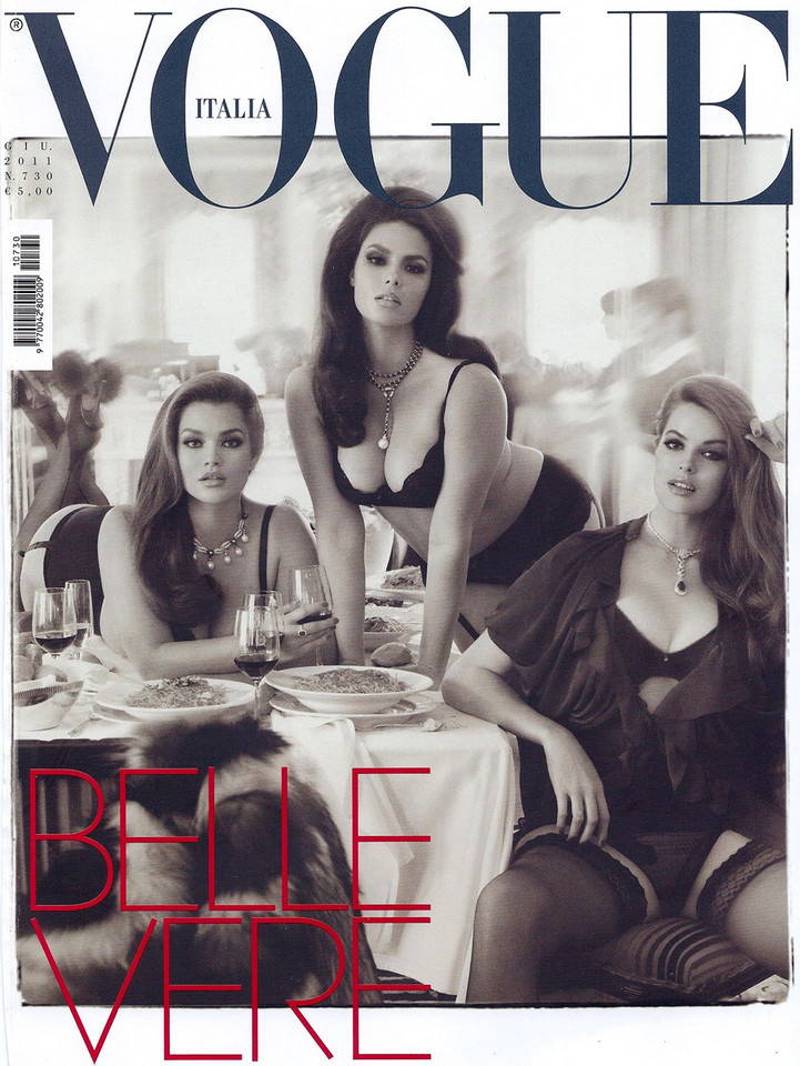Modelki plus size na okładce włoskiego "Vogue'a"
