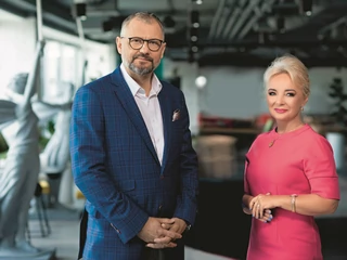 Beata Mońka, Business Partner BPS, RASP i Krzysztof Zamasz, członek zarządu Grupy Veolia w Polsce, zgodzili się, że kwestie klimatyczne wysuwają się na czoło w działaniach firm i liderów biznesu