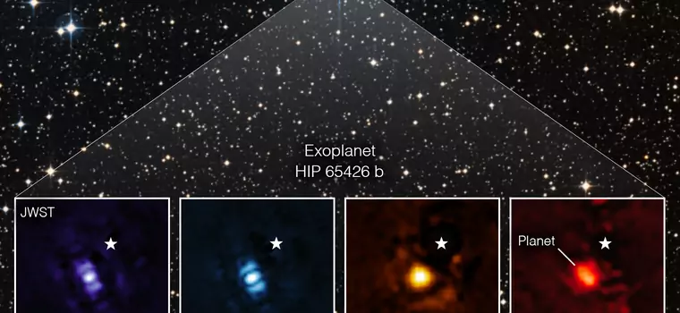 Teleskop Webba zrobił bezpośrednie zdjęcie planety spoza Układu Słonecznego