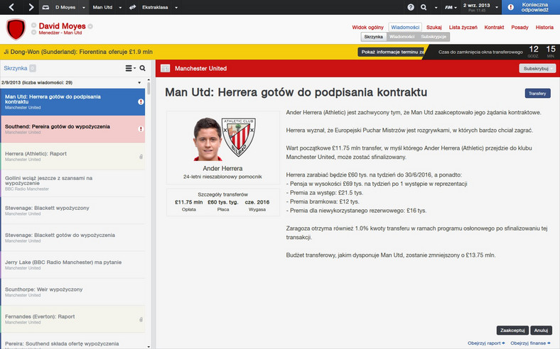 Football Manager 2014 - recenzja, czyli na czym polega sztuka dobrej kontynuacji...