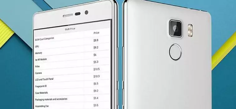 Umi Fair - smartfon ze skanerem linii papilarnych za jedyne 99 dolarów