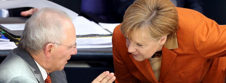 Schaeuble Merkel rozmowa
