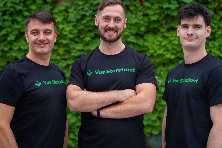 Twórcy Vue Storefront: Bart Roszkowski, Patrick Friday, Filip Rakowski