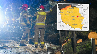 Potężne wichury przetoczyły się przez Polskę. Ponad 2700 interwencji strażaków