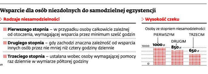 Wsparcie dla osób niezdolnych do samodzielnej egzystencji