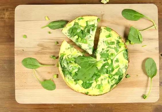 Zrób to sam: omlet szpinakowy