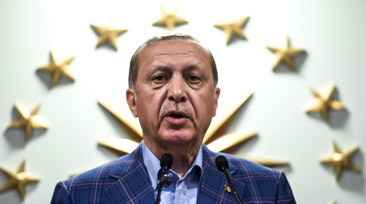 Erdogán török elnök nem ismer kegyelmet /Fotó: AFP