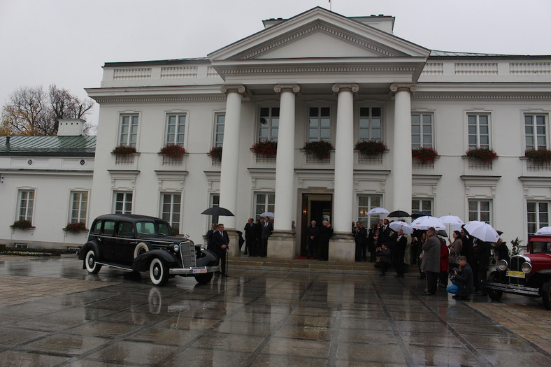 Cadillac Piłsudskiego w Belwederze